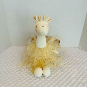 FAO Schwarz Giraffe Petit Bon plush
doll ballet dancer tutu skirt frilly 15"